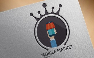 Mobile Market Logo Template