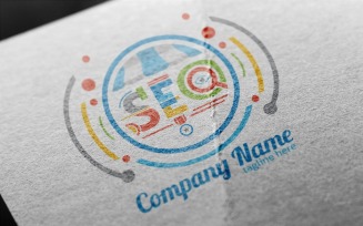 Seo World Logo Template