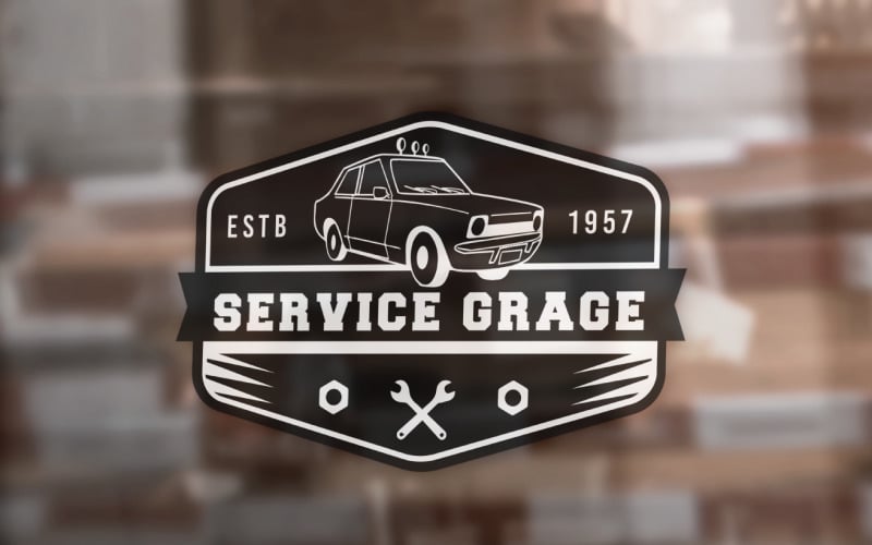 Service Garage Logo Template