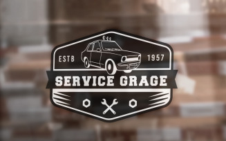 Service Garage Logo Template