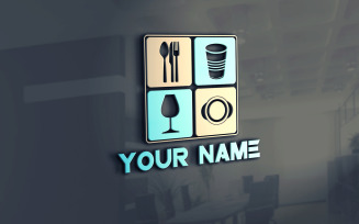Tableware Logo Template