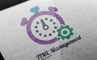 Time Management Logo Template