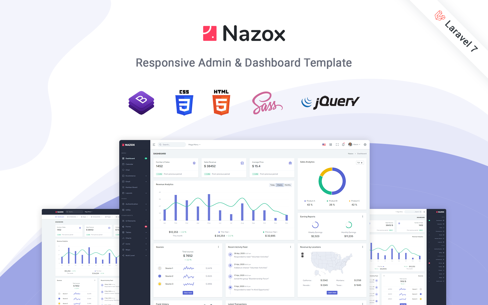 Nazox - Responsive Admin Template