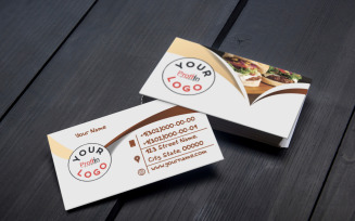 Business Card Food - Corporate Identity Template