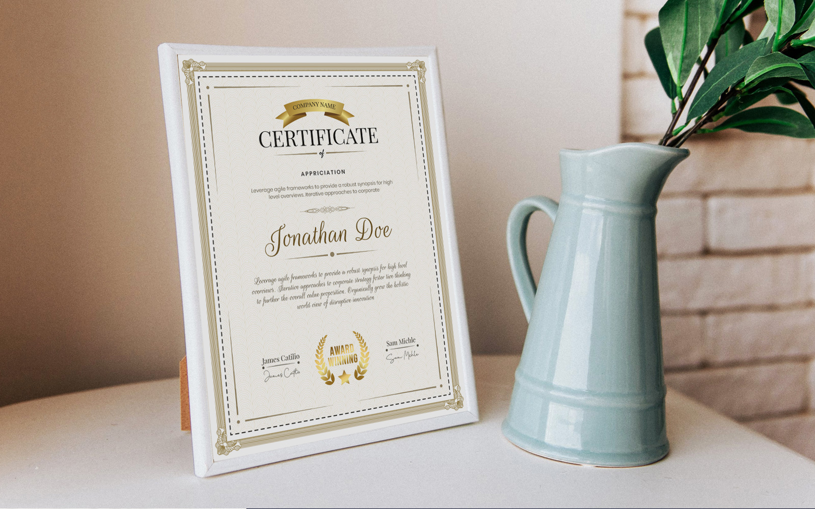 Professional Certificate Template 122864