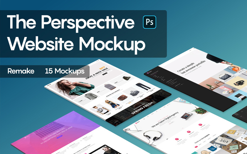 The Perspective Website product mockup Product Mockup
