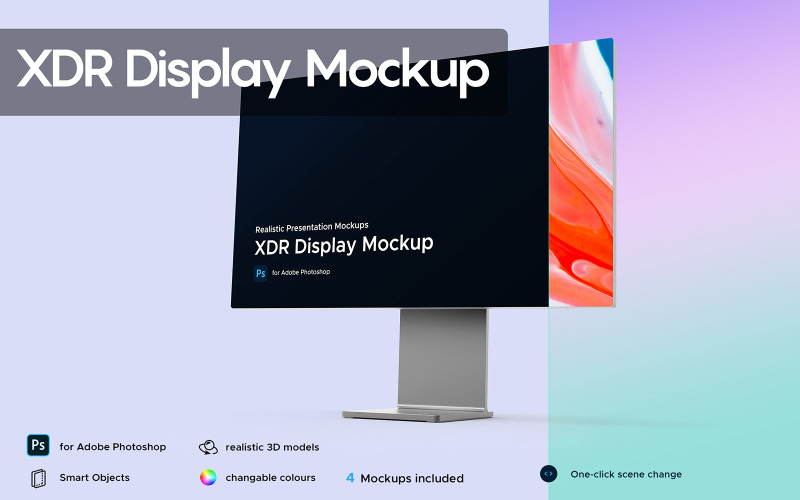 XDR Diplay Presentation product mockup Product Mockup