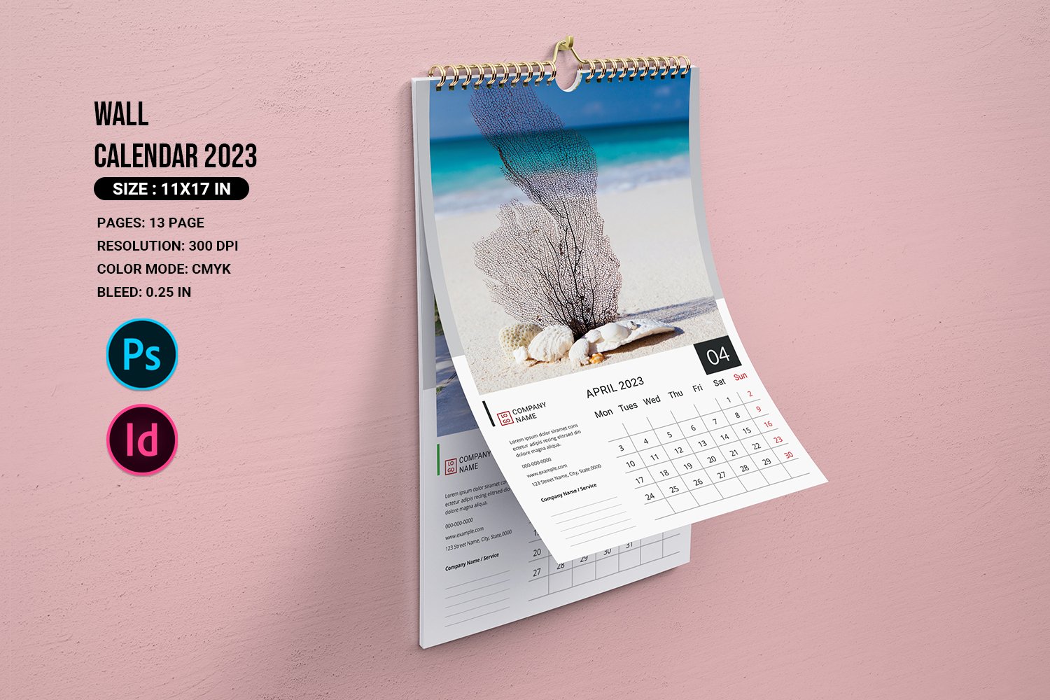 Template #122997 Calendar Calendar Webdesign Template - Logo template Preview