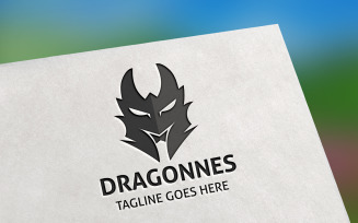 Dragonnes Logo Template