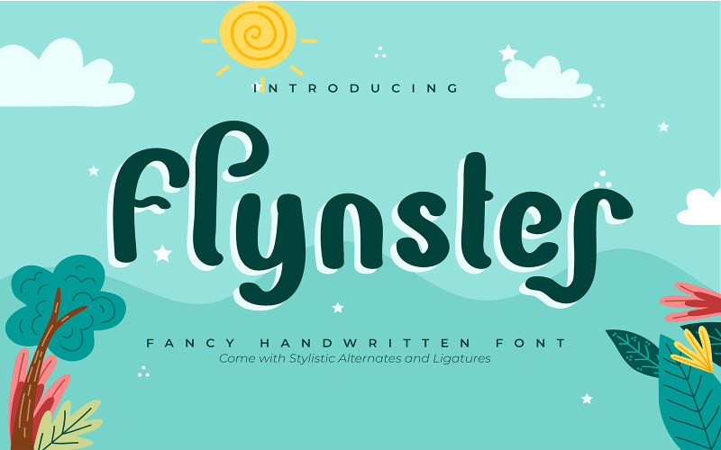 Flynster | Fancy Handwritten Font