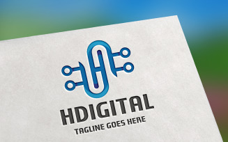 HDigital (Letter H) Logo Template