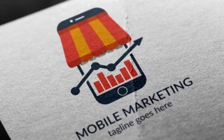 Mobile Marketing Logo Template
