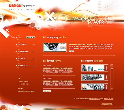 Website Template #12321