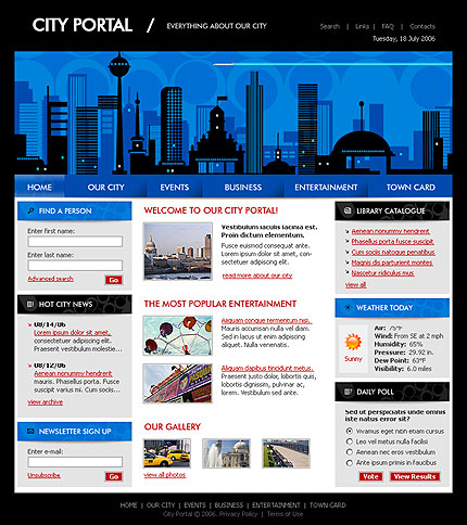 Сайт портал. City Portal Template. Portal City. Web Portal for City. Шаблон City_Portal.