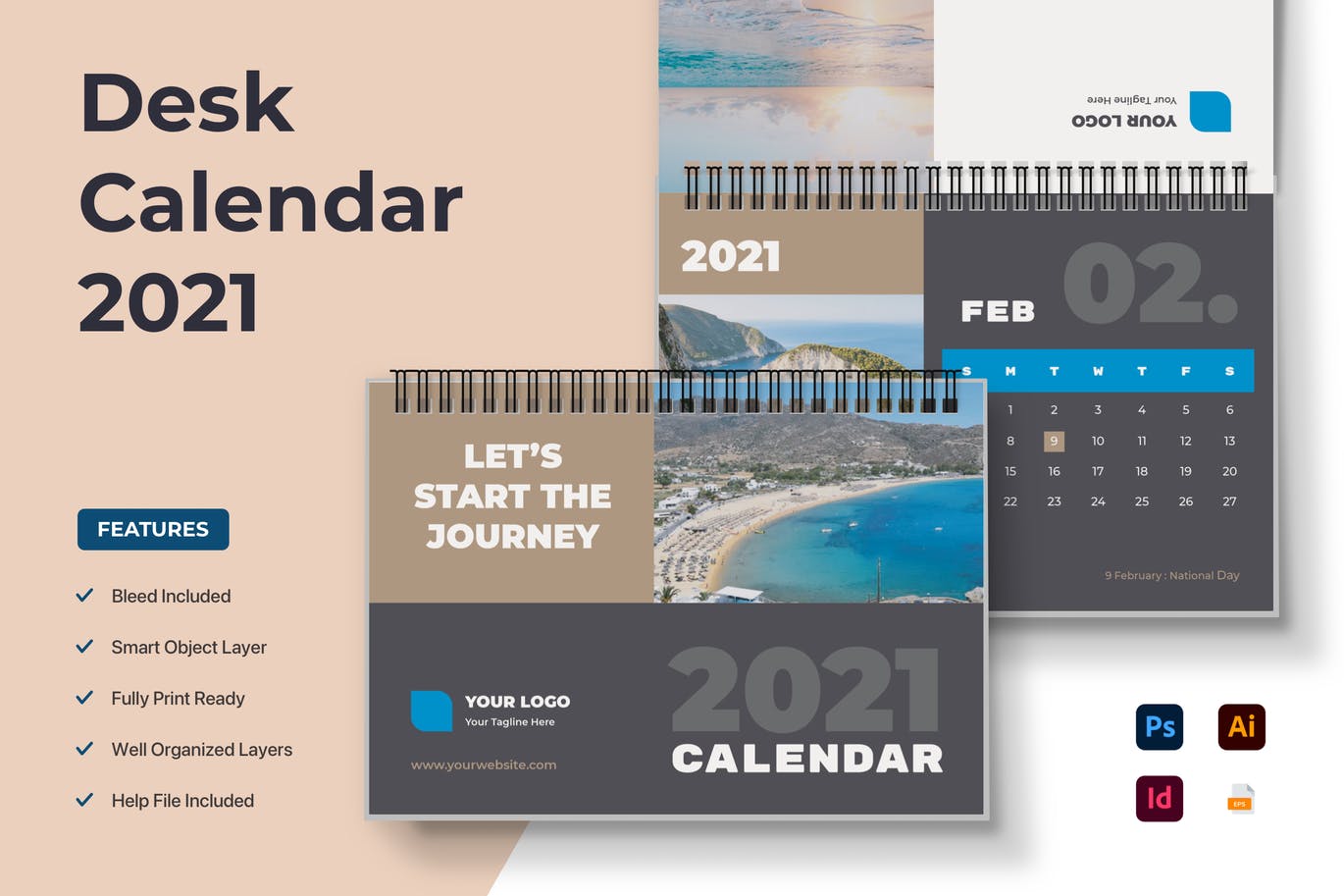Kit Graphique #123003 Calendar 2021 Divers Modles Web - Logo template Preview