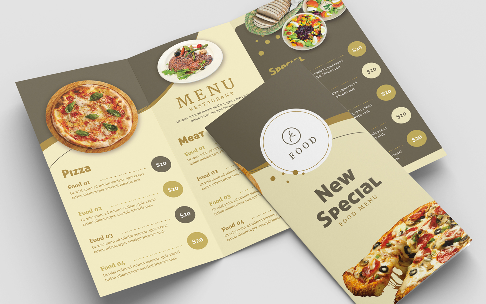 Kit Graphique #123071 Trifold Menu Divers Modles Web - Logo template Preview