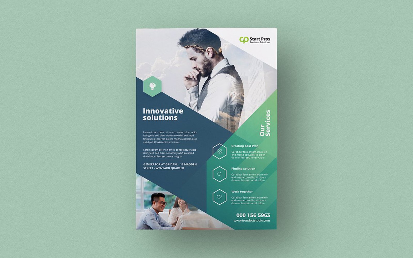 Flyer Template de Identidade Corporativa №123068