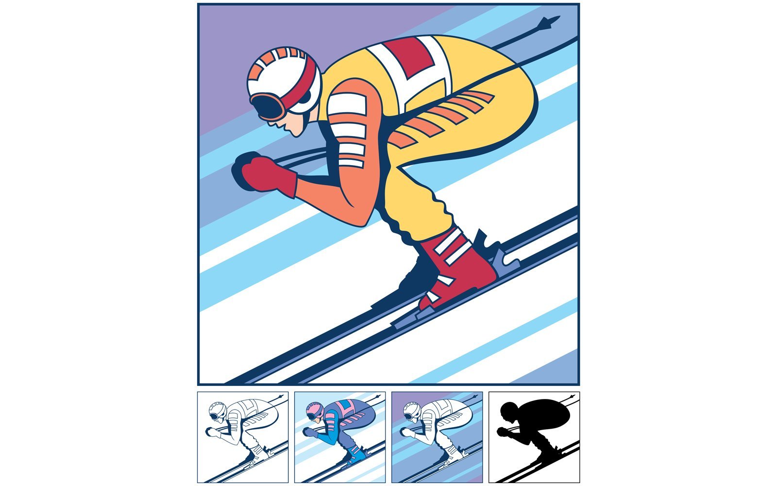 Kit Graphique #123147 Ski Ski Web Design - Logo template Preview