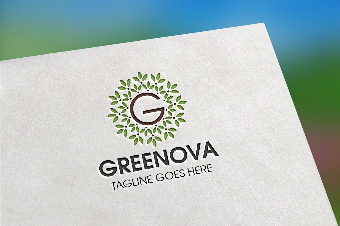 Template #123238 Food Green Webdesign Template - Logo template Preview