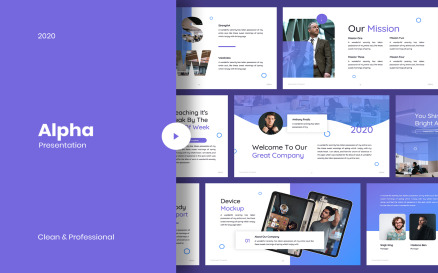 Alpha - Business Google Slide