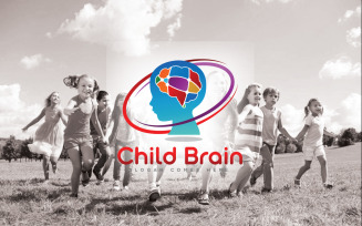 Child Brain Logo Template