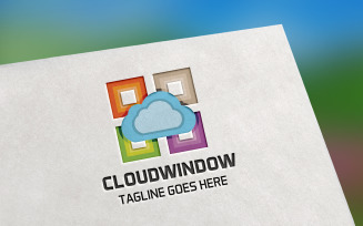 Cloud Window Logo Template