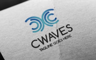 Cwaves (Letter C) Logo Template