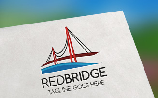 Red Bridge Logo Template