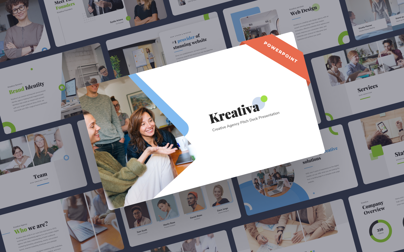 Kreativa - Creative Agency Presentation PowerPoint Template