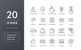 E-commerce Icon Set