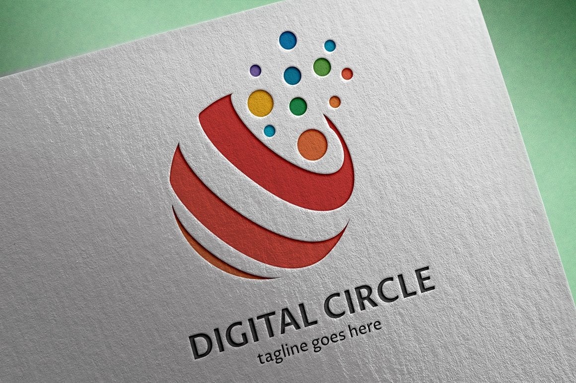 Template #123483 Circles Colors Webdesign Template - Logo template Preview