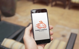 Rabbit Carrier Logo Template