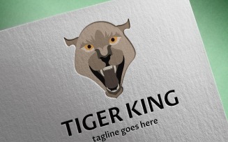 Tiger King Logo Template
