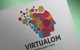 Virtualom Logo Template