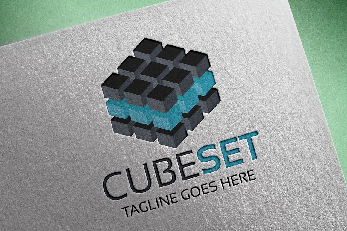 Template #123536 Creative Cube Webdesign Template - Logo template Preview