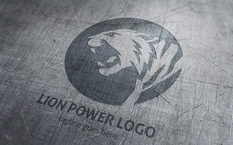 Lion Power Logo Template