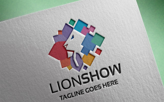 Lion Show Logo Template