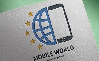Mobile World Logo Template