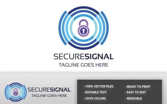 Secure Signal Logo Template