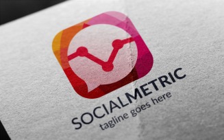 Social Metric Logo Template
