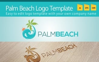 Palm Beach Logo Template