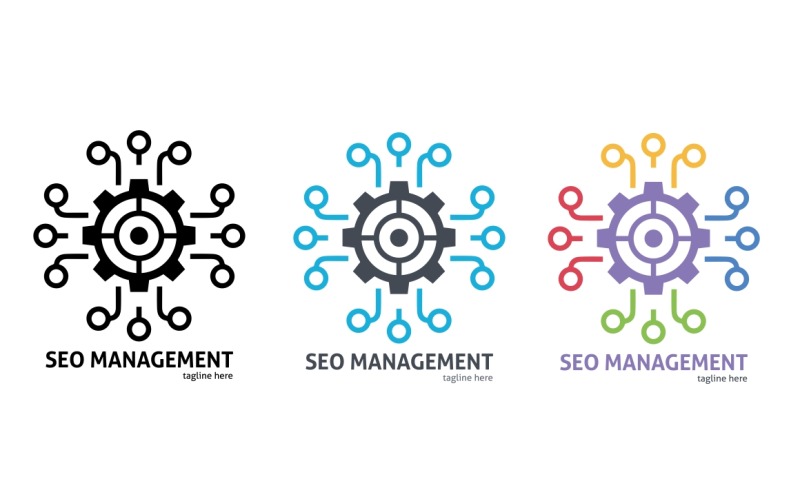 Seo Management Logo Template