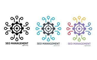 Seo Management Logo Template