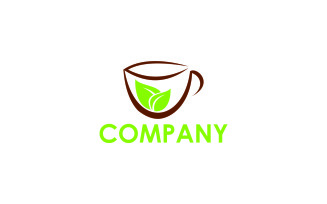 Tea coffee Logo Template