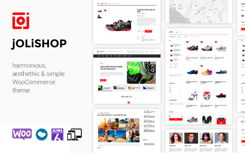 Template WooCommerce Responsive #123628 "Jolishop - Simple"