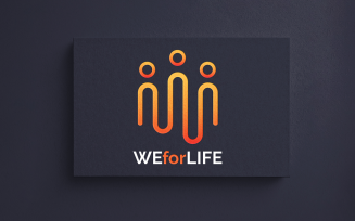 We for Life Logo Template