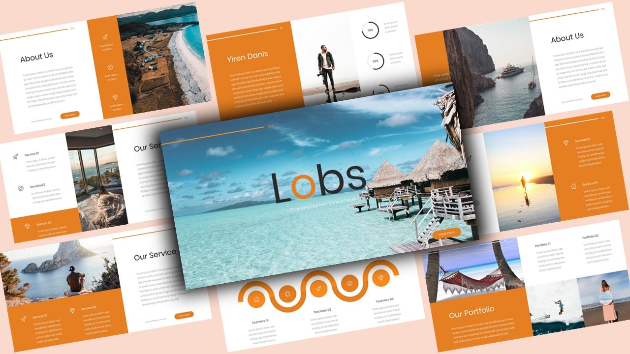 "Lobs Creative" - Google Slides №123924