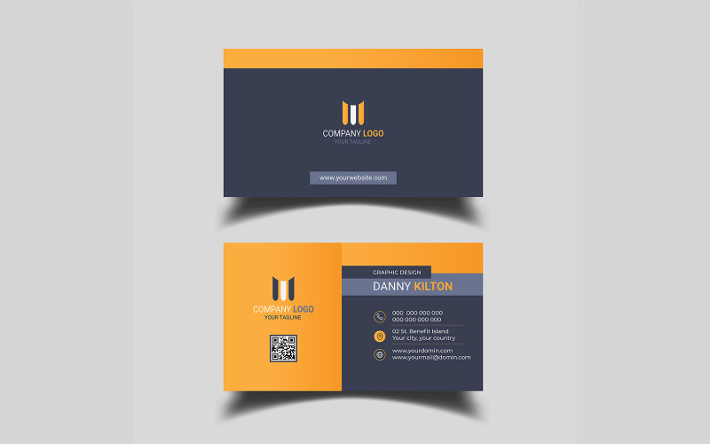 Professional Business Card - Corporate Identity Template