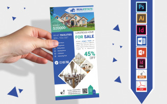 Rack Card | Real Estate DL Flyer Vol-03 - Corporate Identity Template