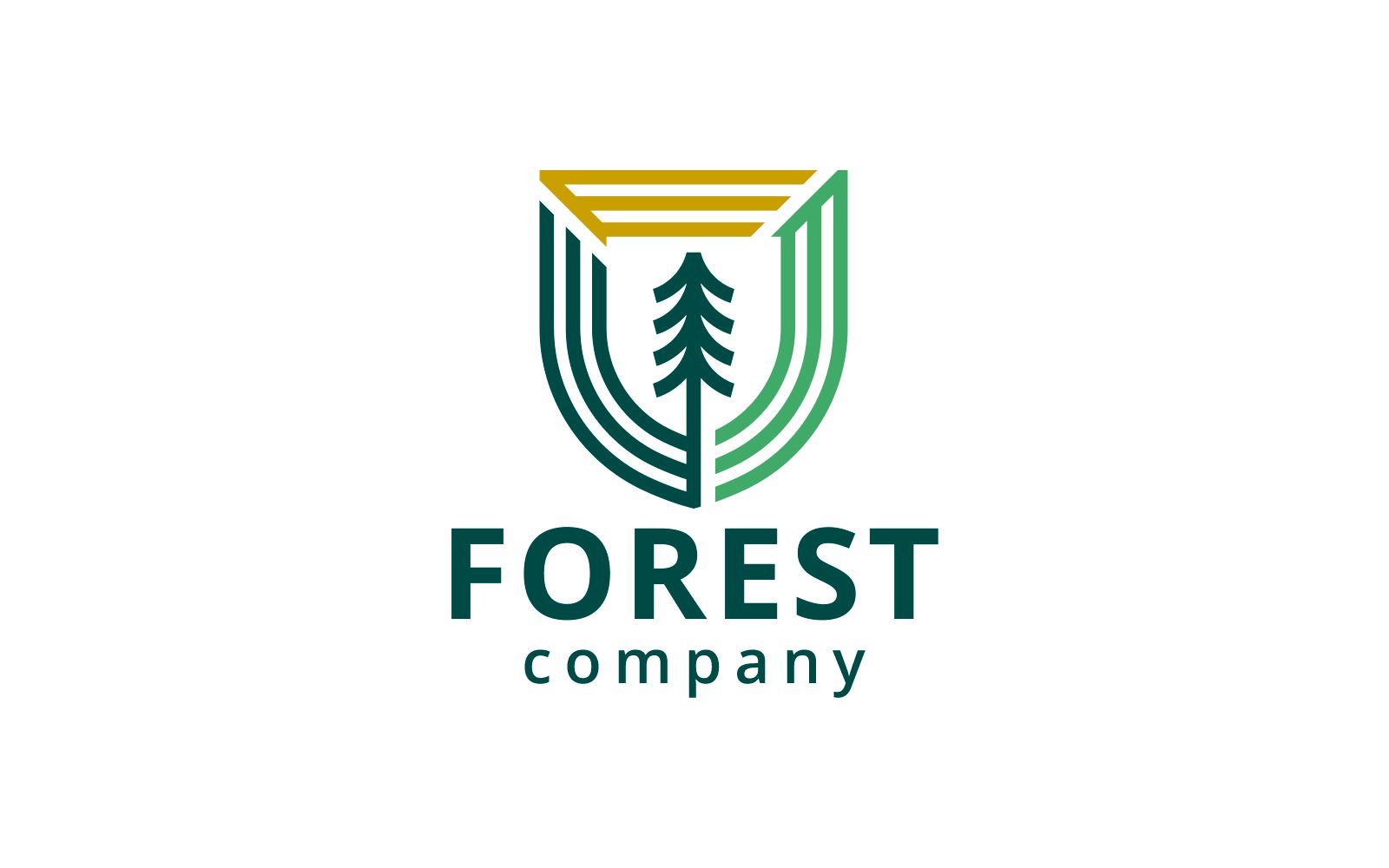 Template #124094 Forest Clean Webdesign Template - Logo template Preview